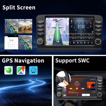 9" 2 Din Car Stereo Navigation Radio for Mercedes-Benz ML W164 X164 ML350 ML300 GPS Multimedia Player - Image 8