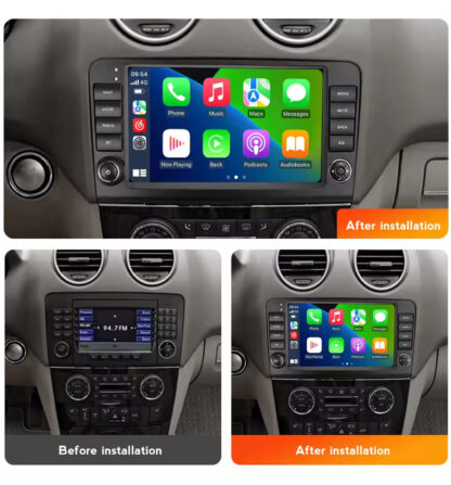 9" 2 Din Car Stereo Navigation Radio for Mercedes-Benz ML W164 X164 ML350 ML300 GPS Multimedia Player - Image 13