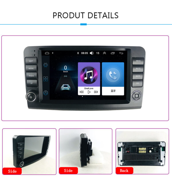 9" 2 Din Car Stereo Navigation Radio for Mercedes-Benz ML W164 X164 ML350 ML300 GPS Multimedia Player - Image 14