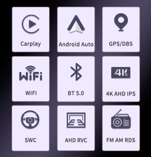CarPlay & Android Auto Navigation Touchscreens for Mercedes-Benz SL R230 SL350 SL500 SL55 SL600 SL65 - Image 7