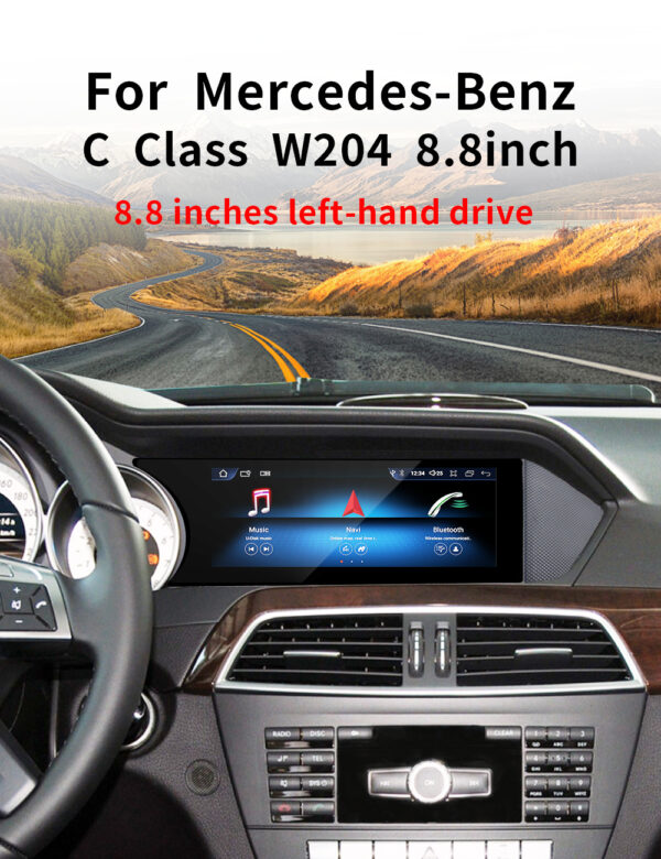 Car Stereo for Mercedes-Benz C-Class W204 S204 ( 2011-2013) | Touchscreen GPS Navigation Multimedia Player - Image 2