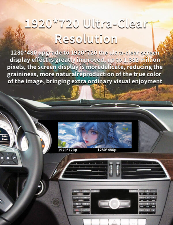 Car Stereo for Mercedes-Benz C-Class W204 S204 ( 2011-2013) | Touchscreen GPS Navigation Multimedia Player - Image 4