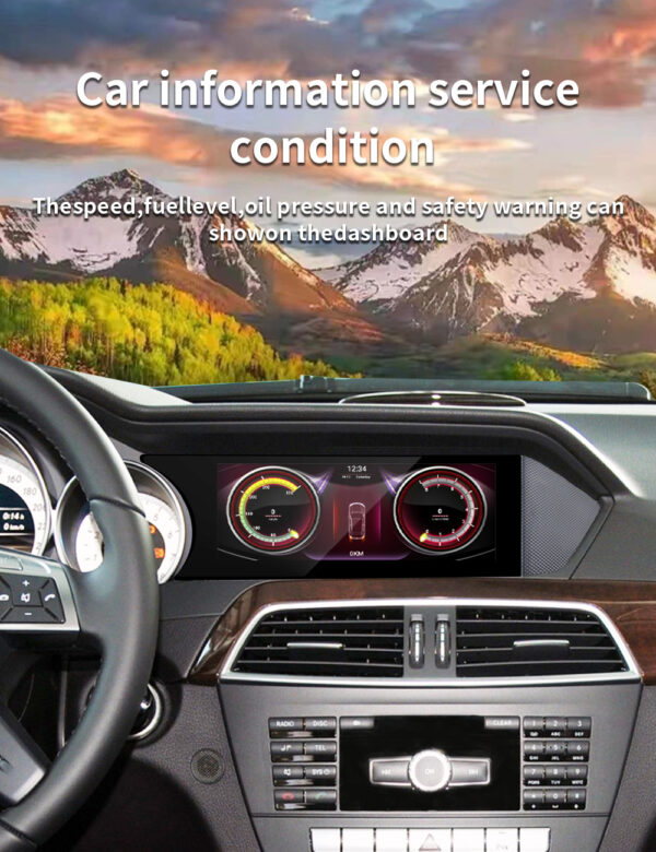 Car Stereo for Mercedes-Benz C-Class W204 S204 ( 2011-2013) | Touchscreen GPS Navigation Multimedia Player - Image 7