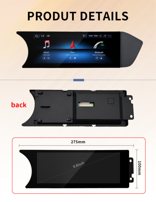 Car Stereo for Mercedes-Benz C-Class W204 S204 ( 2011-2013) | Touchscreen GPS Navigation Multimedia Player - Image 19