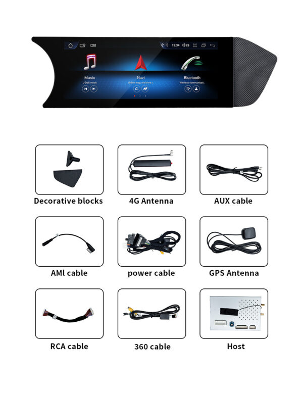 Car Stereo for Mercedes-Benz C-Class W204 S204 ( 2011-2013) | Touchscreen GPS Navigation Multimedia Player - Image 20