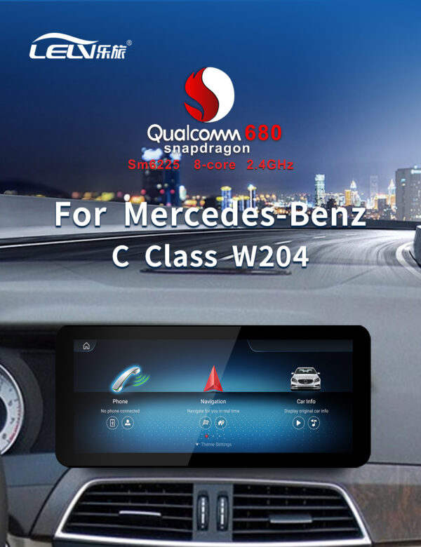 Car Stereo for Mercedes-Benz C-Class W204 S204 (2007–2010) | Touchscreen GPS Navigation Multimedia Player - Image 2