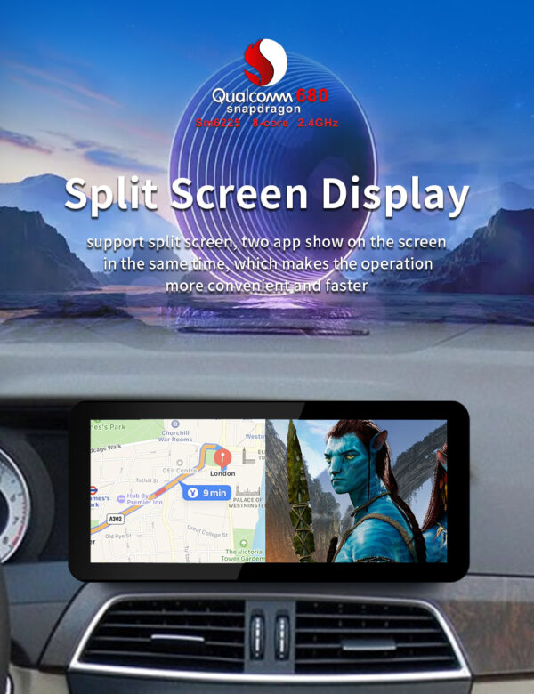 Car Stereo for Mercedes-Benz C-Class W204 S204 (2007–2010) | Touchscreen GPS Navigation Multimedia Player - Image 5