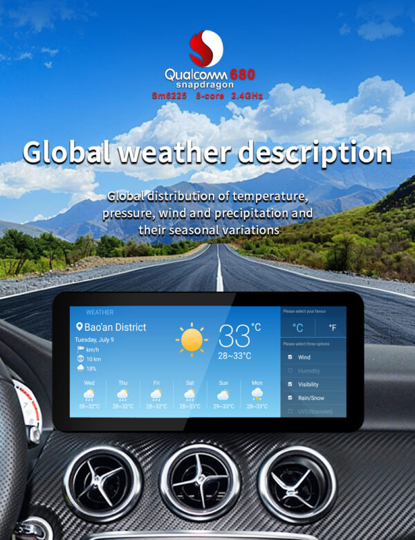 Touchscreen Head Unit for Mercedes A/GLA/CLA Class (W176/X156) | CarPlay, Android 13,Bluetooth, Navigation - Image 7